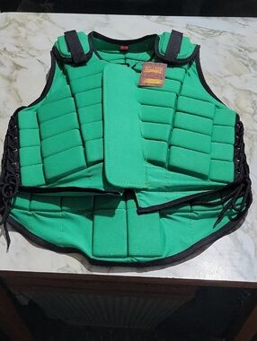 Adult Green Padded Protective Vest